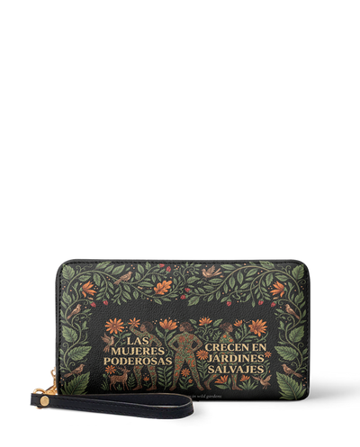 "Las mujeres poderosas crecen en jardines salvajes" ver.2 Long Wallet