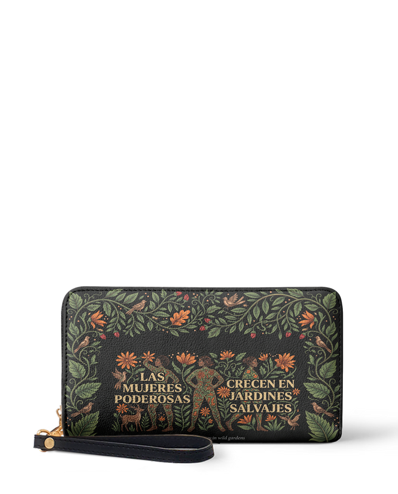 "Las mujeres poderosas crecen en jardines salvajes" ver.2 Long Wallet