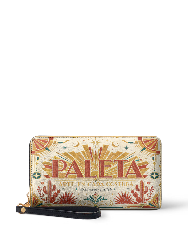 "La Paleta — Arte en cada costura" ver.4 Long Wallet