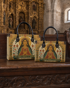 "Mi amor propio es sagrado" ver.2 Leather Handbag