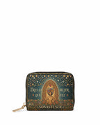 "Eres la mujer que alguna vez soñaste ser" ver.4 Mini Wallet - front view | Paleta Bags