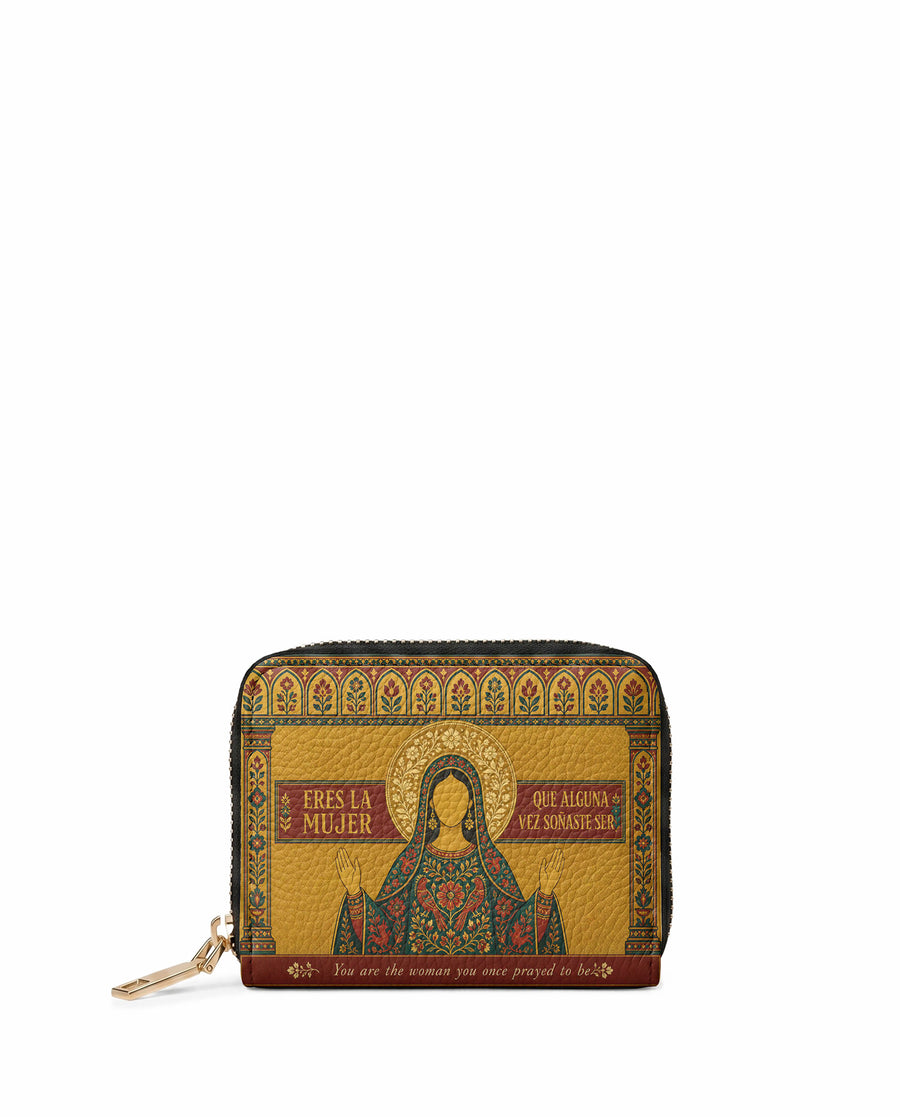 "Eres la mujer que alguna vez soñaste ser" ver.5 Mini Wallet