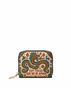 "Soy fuego que no se apaga" ver.2 Mini Wallet - front view | Paleta Bags