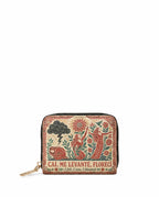 "Caí, me levanté, florecí" ver.2 Mini Wallet - front view | Paleta Bags