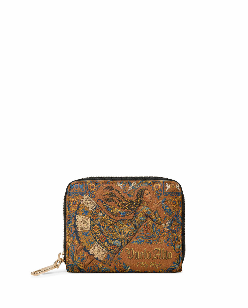 "Vuelo Alto" ver.2 Mini Wallet - front view | Paleta Bags