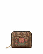 "Como la flor, regreso cada primavera" ver.4 Mini Wallet - front view | Paleta Bags