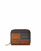 "LAS RAÍCES" ver.2 Mini Wallet - front view | Paleta Bags