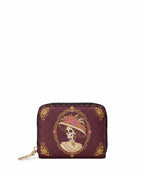 "CALAVERA" Mini Wallet - front view | Paleta Bags