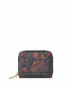 "Caí, me levanté, florecí" ver.5 Mini Wallet - front view | Paleta Bags