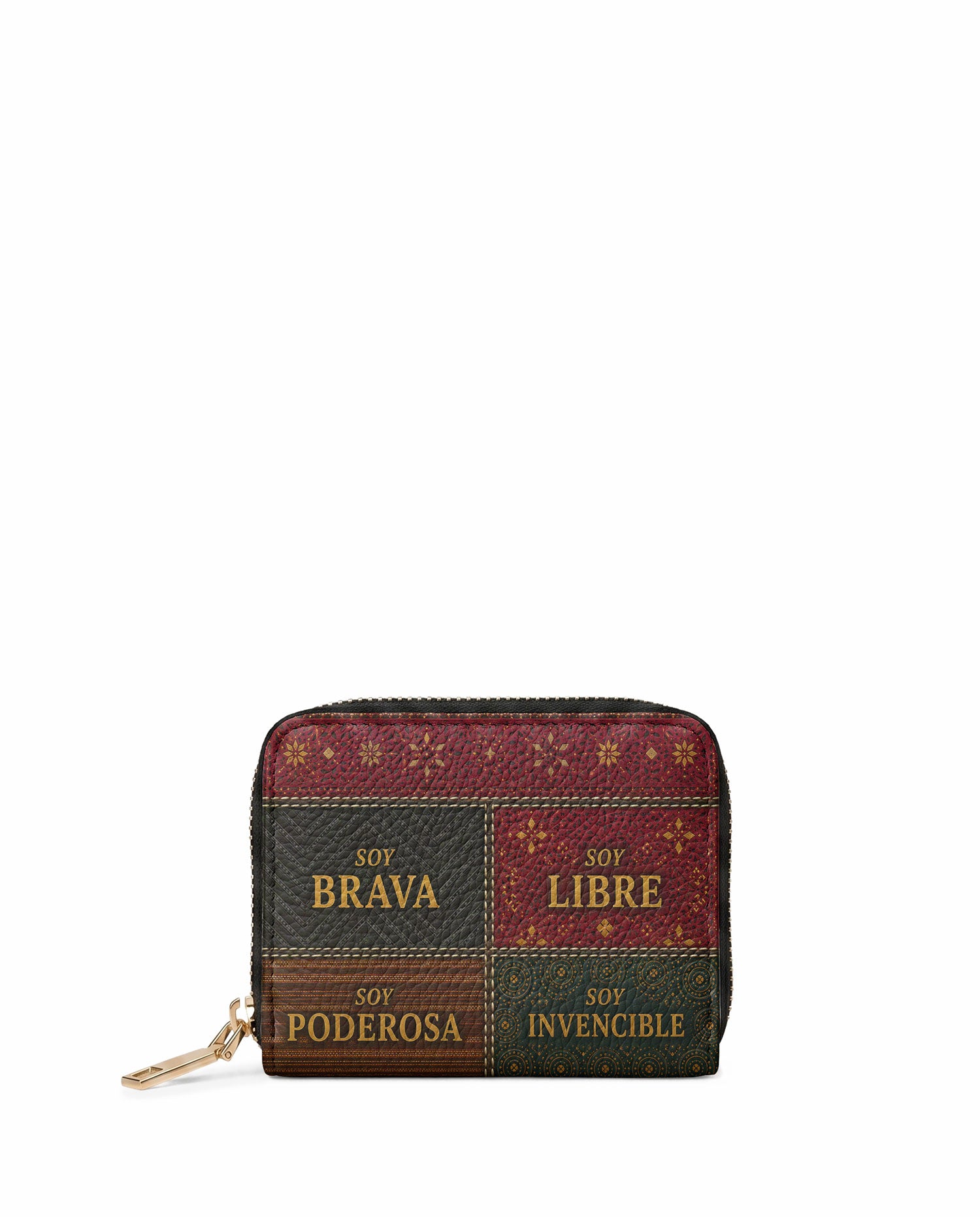 "LA GUERRERA" ver.1 Mini Wallet - front view | Paleta Bags