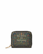 "Mis Raíces son Profundas" ver.4 Mini Wallet - front view | Paleta Bags