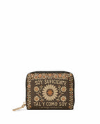 "Soy suficiente, tal y como soy" ver.6 Mini Wallet - front view | Paleta Bags