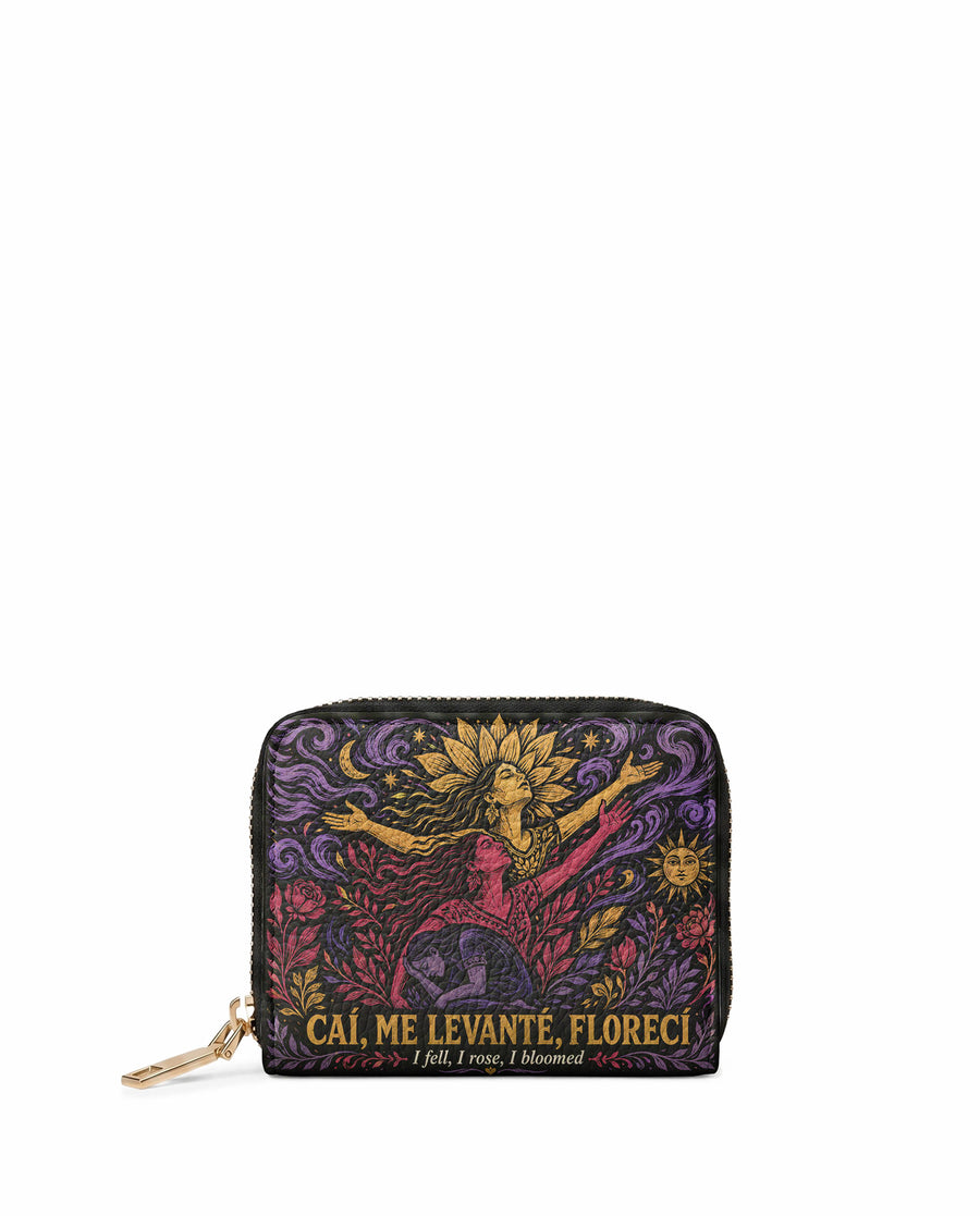 "Caí, me levanté, florecí" ver.4 Mini Wallet