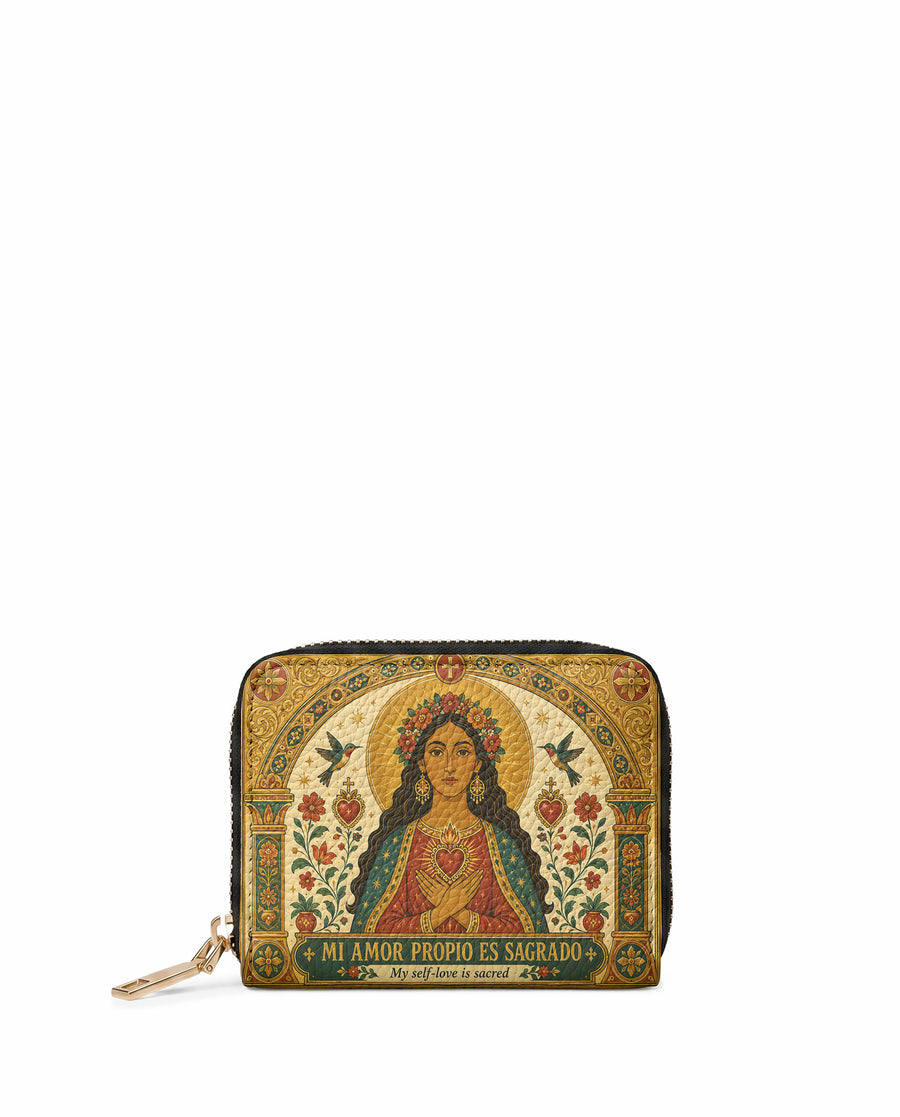 "Mi amor propio es sagrado" ver.2 Mini Wallet