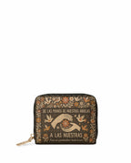 "De las manos de nuestras abuelas a las nuestras" ver.2 Mini Wallet - front view | Paleta Bags