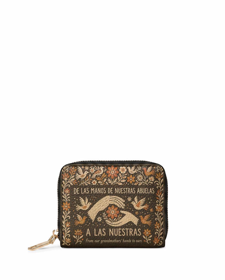 "De las manos de nuestras abuelas a las nuestras" ver.2 Mini Wallet