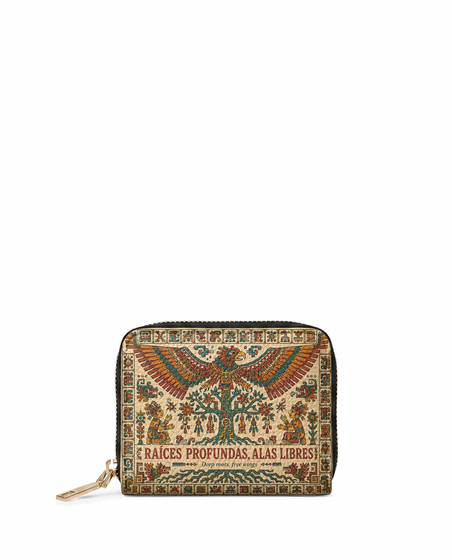 "Raíces profundas, alas libres" ver.5 Mini Wallet