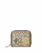 "Suelto lo que ya no me sirve" ver.1 Mini Wallet - front view | Paleta Bags