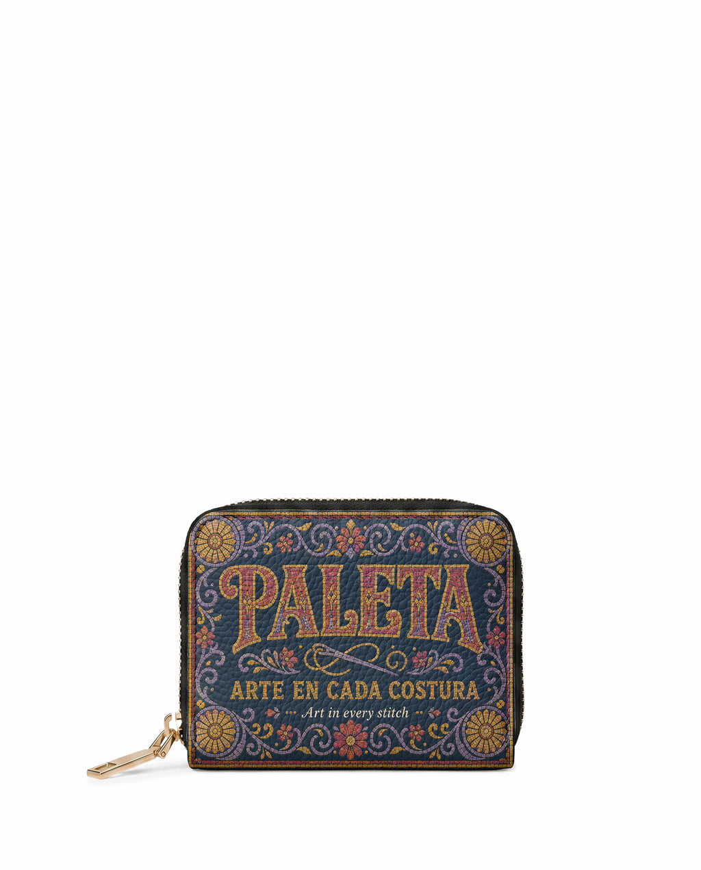 "La Paleta — Arte en cada costura" ver.3 Mini Wallet - front view | Paleta Bags