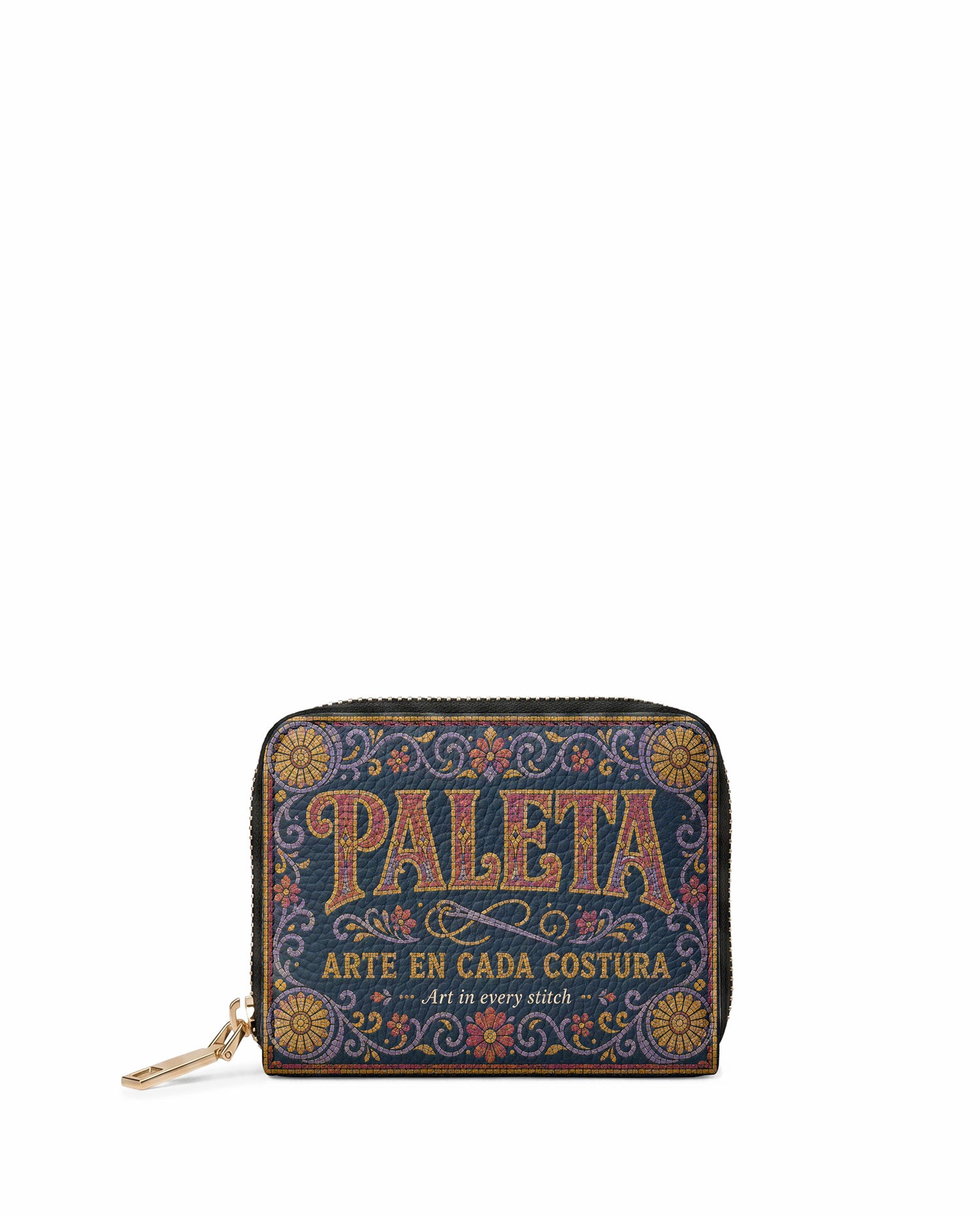 "La Paleta — Arte en cada costura" ver.3 Mini Wallet - front view | Paleta Bags