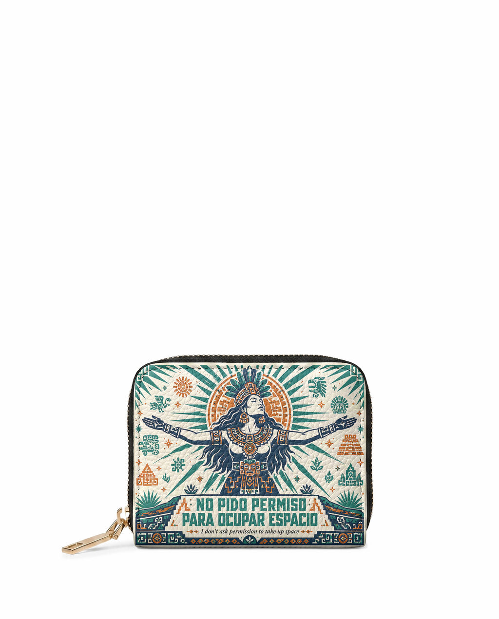 "No pido permiso para ocupar espacio" ver.4 Mini Wallet - front view | Paleta Bags
