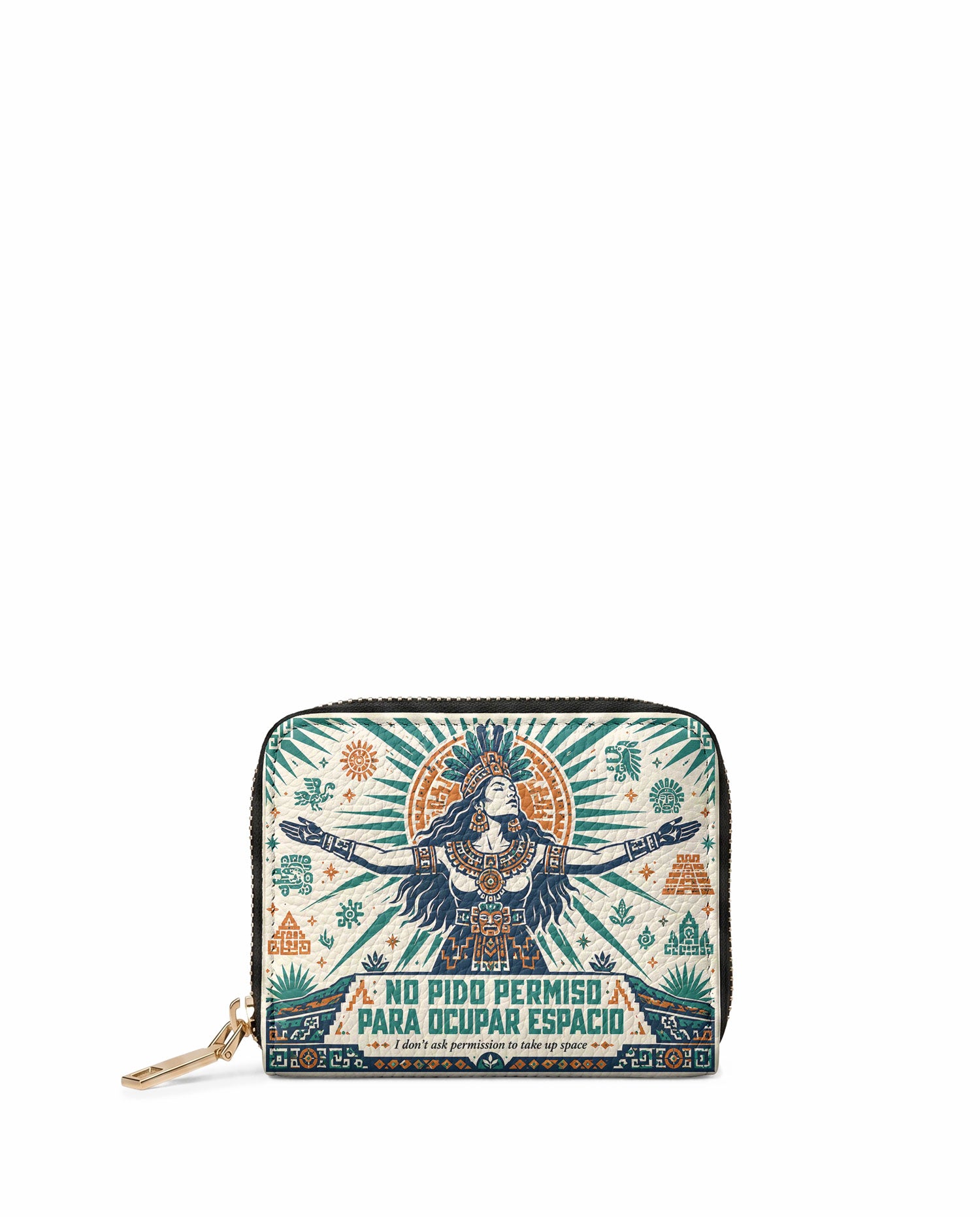 "No pido permiso para ocupar espacio" ver.4 Mini Wallet - front view | Paleta Bags