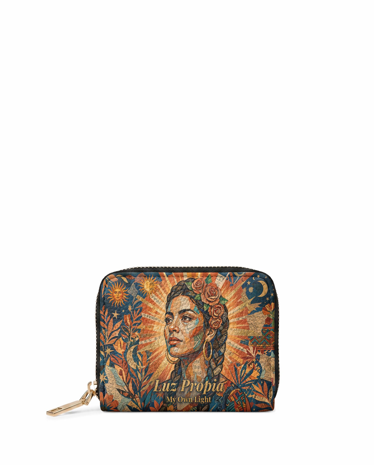 "Luz Propia" ver.2 Mini Wallet - front view | Paleta Bags
