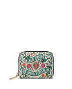 "Otomi Wild Embroidery" ver.3 Mini Wallet - front view | Paleta Bags
