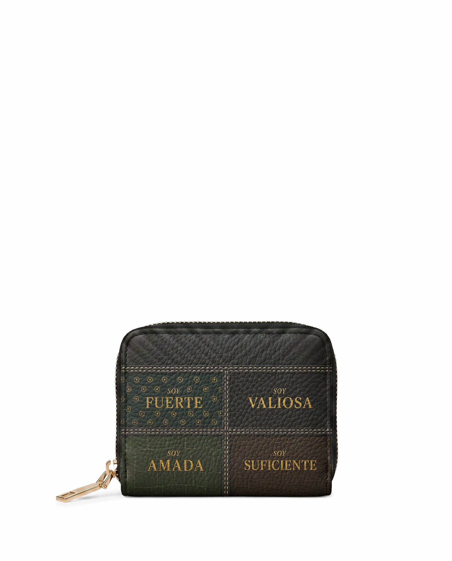 "LAS CUATRO VERDADES" ver.2 Mini Wallet - front view | Paleta Bags