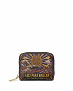"Nací para brillar" ver.1 Mini Wallet - front view | Paleta Bags