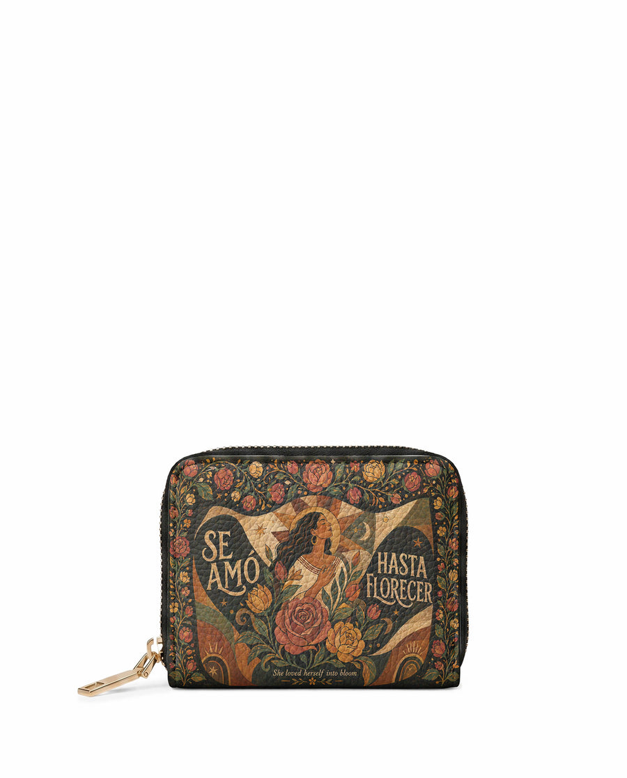 "Se amó hasta florecer" ver.2 Mini Wallet