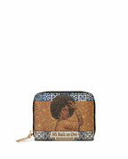 "Mi Raíz es Oro" ver.1 Mini Wallet - front view | Paleta Bags