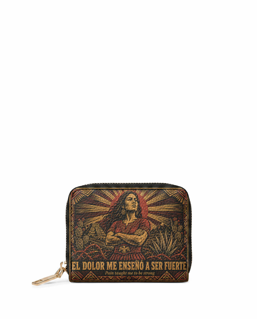 "El dolor me enseñó a ser fuerte" ver.2 Mini Wallet