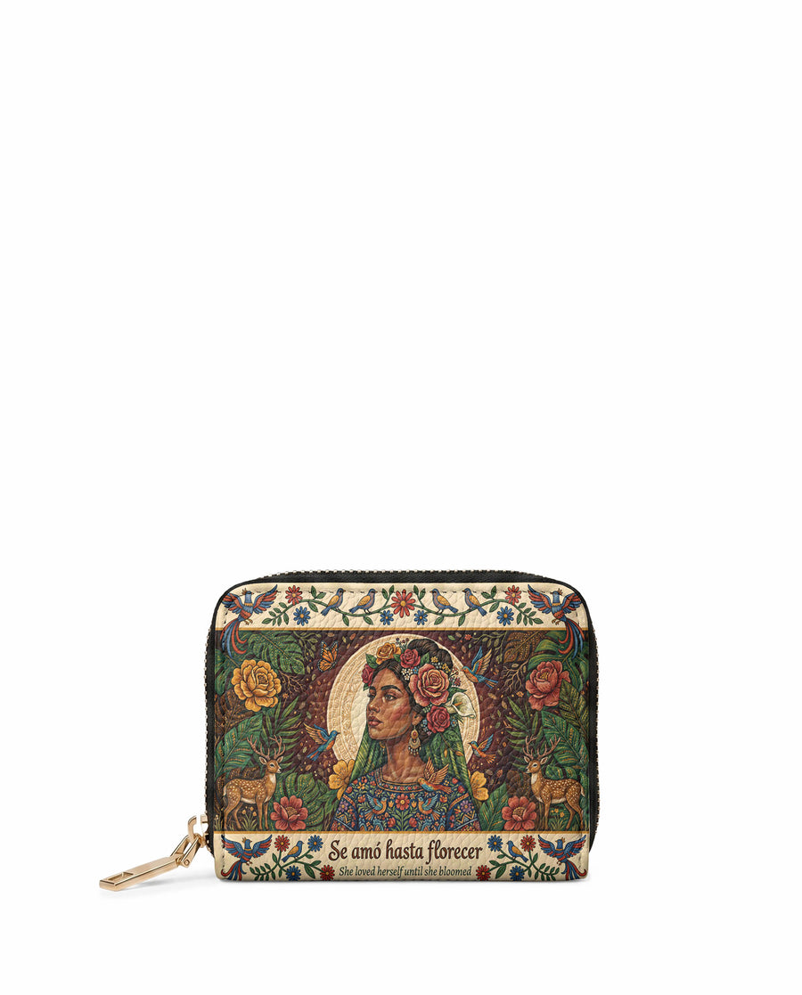 "Se amó hasta florecer" ver.8 Mini Wallet