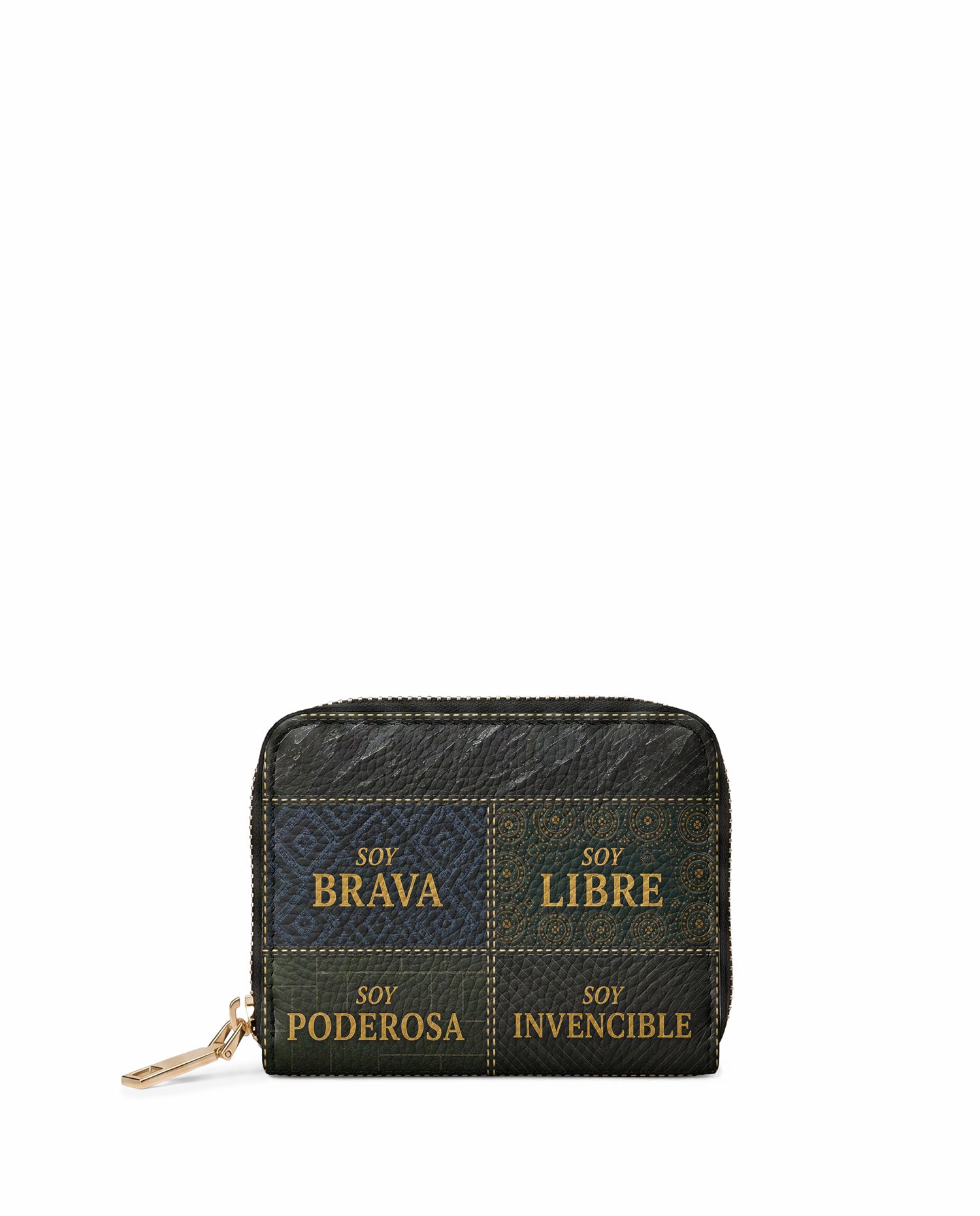 "LA GUERRERA" ver.3 Mini Wallet - front view | Paleta Bags