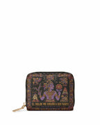 "El dolor me enseñó a ser fuerte" ver.4 Mini Wallet - front view | Paleta Bags