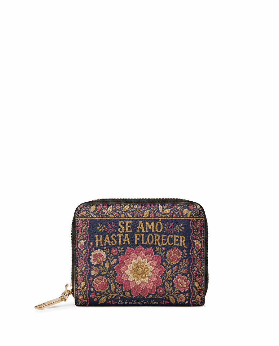 "Se amó hasta florecer" ver.4 Mini Wallet