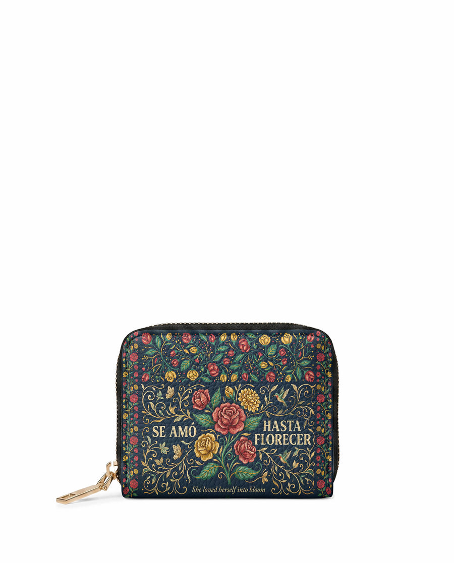 "Se amó hasta florecer" ver.6 Mini Wallet