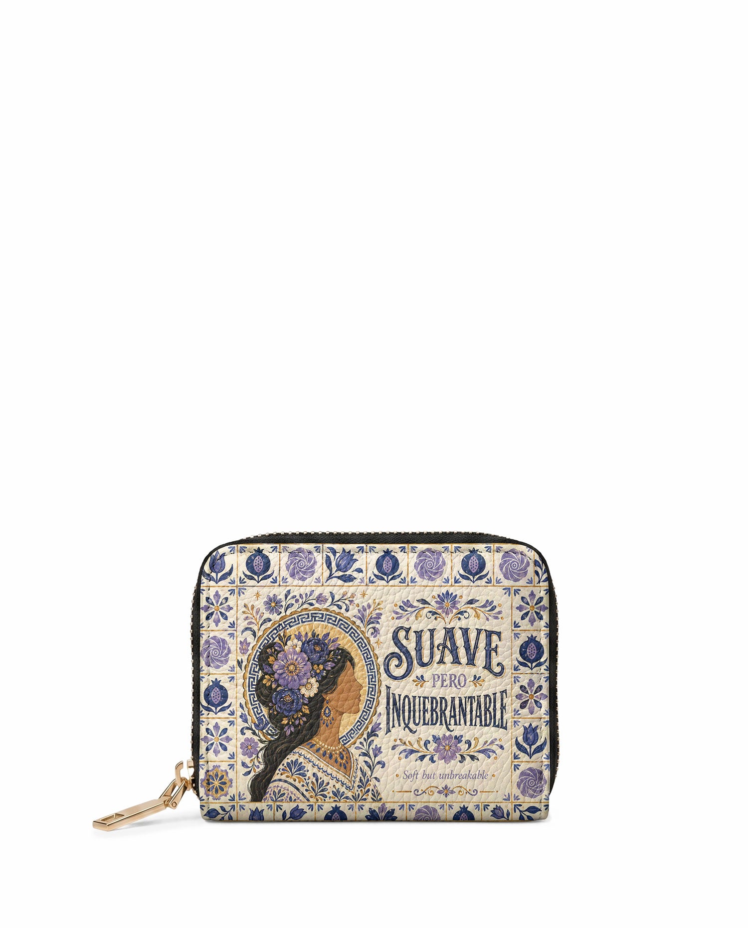 "Suave pero inquebrantable" ver.7 Mini Wallet - front view | Paleta Bags