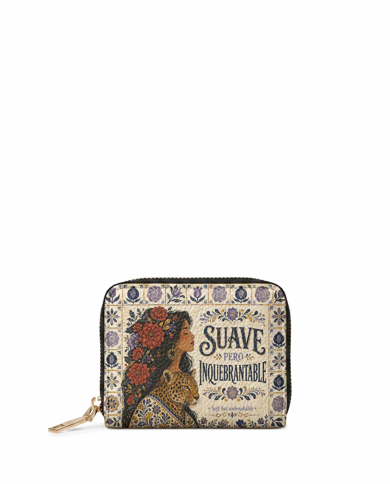 "Suave pero inquebrantable" ver.8 Mini Wallet - front view | Paleta Bags