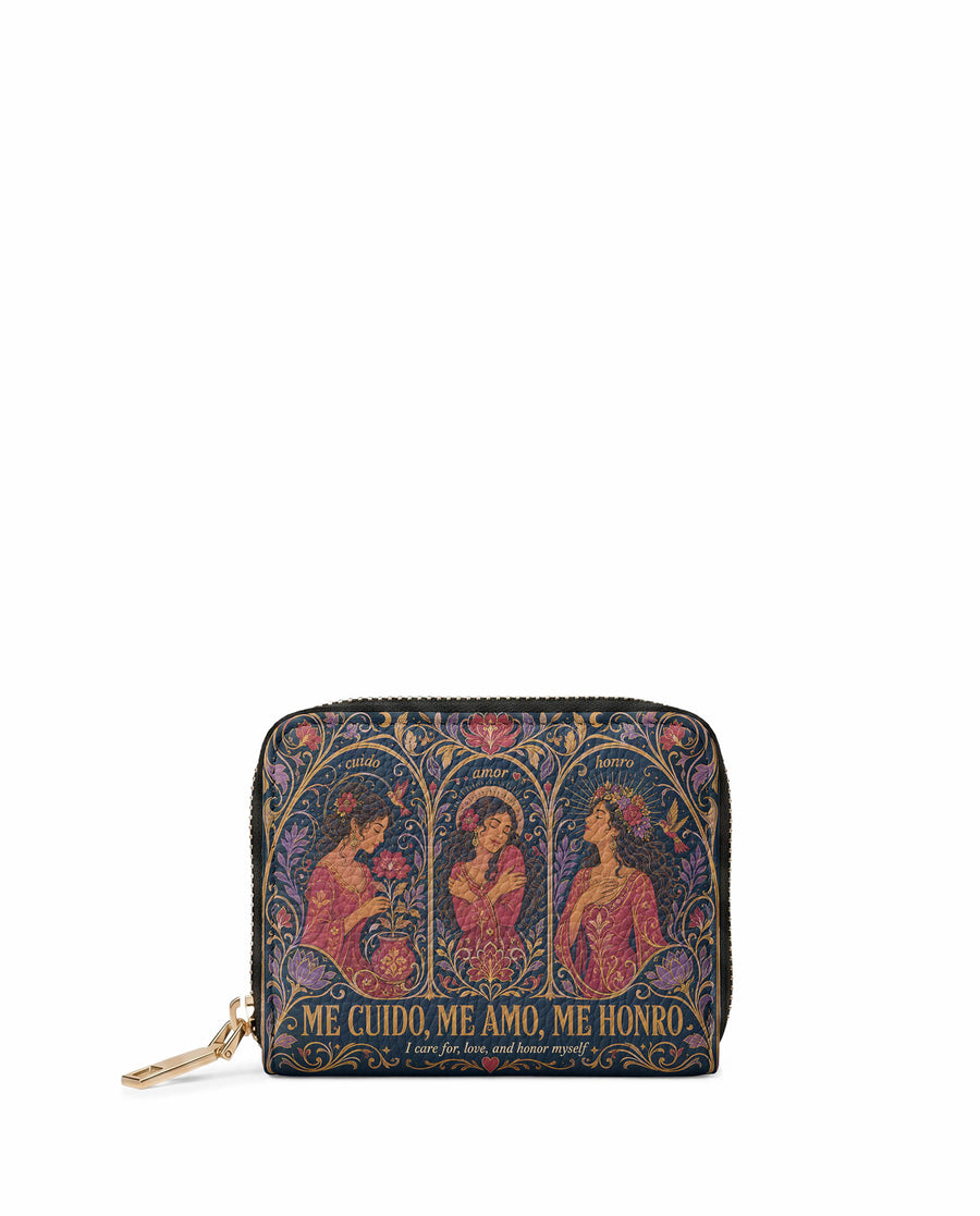 "Me cuido, me amo, me honro" ver.3 Mini Wallet