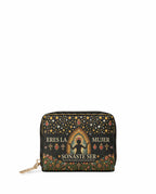 "Eres la mujer que alguna vez soñaste ser" ver.2 Mini Wallet - front view | Paleta Bags