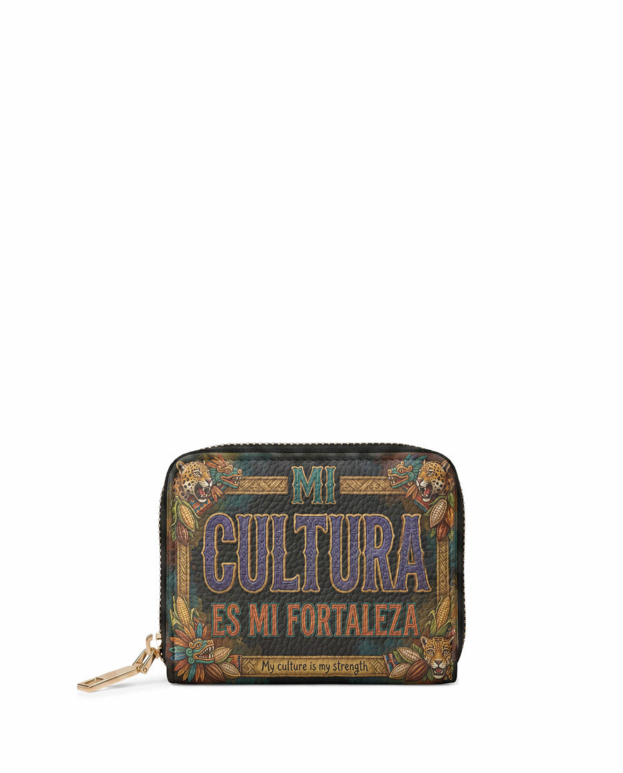 "Mi cultura es mi fortaleza" ver.3 Mini Wallet