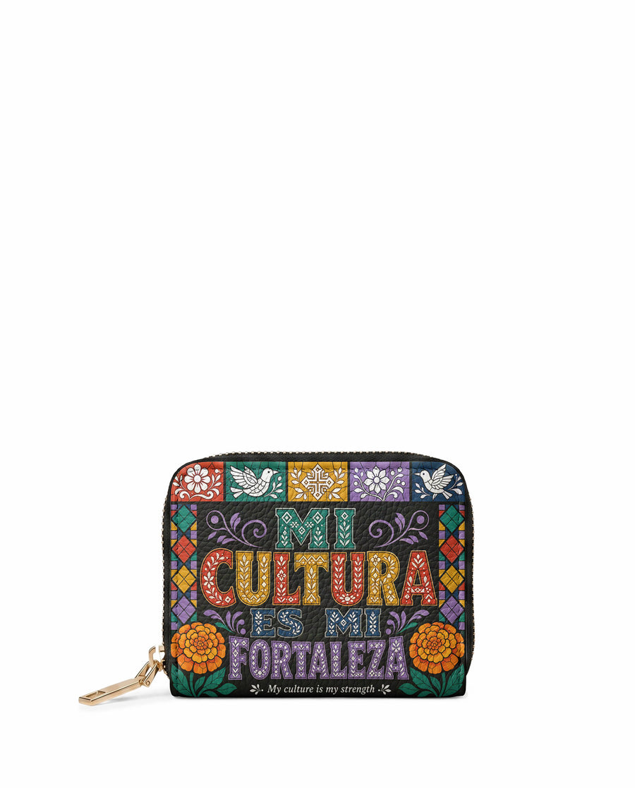 "Mi cultura es mi fortaleza" ver.4 Mini Wallet