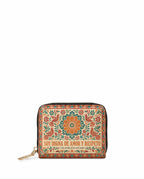 "Otomi Wild Embroidery" ver.5 Mini Wallet - front view | Paleta Bags