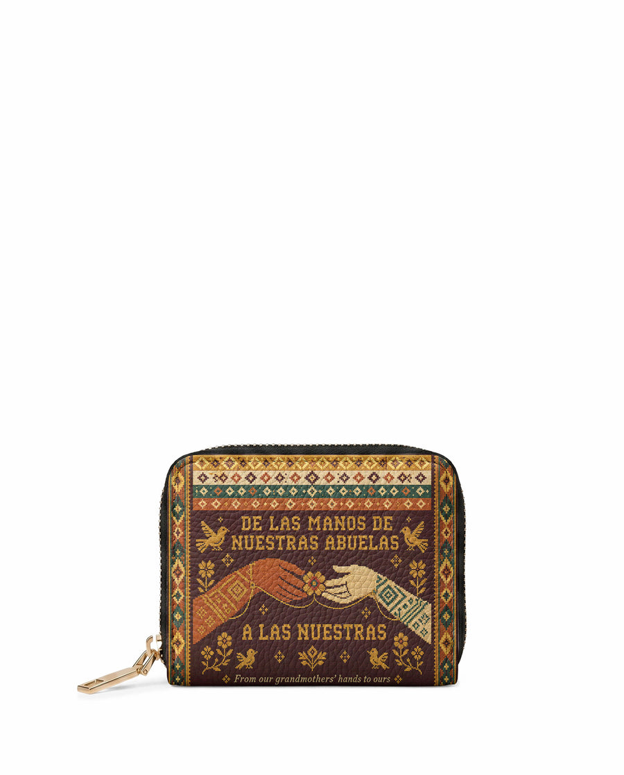 "De las manos de nuestras abuelas a las nuestras" ver.3 Mini Wallet