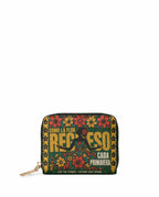 "Como la flor, regreso cada primavera" ver.1 Mini Wallet - front view | Paleta Bags