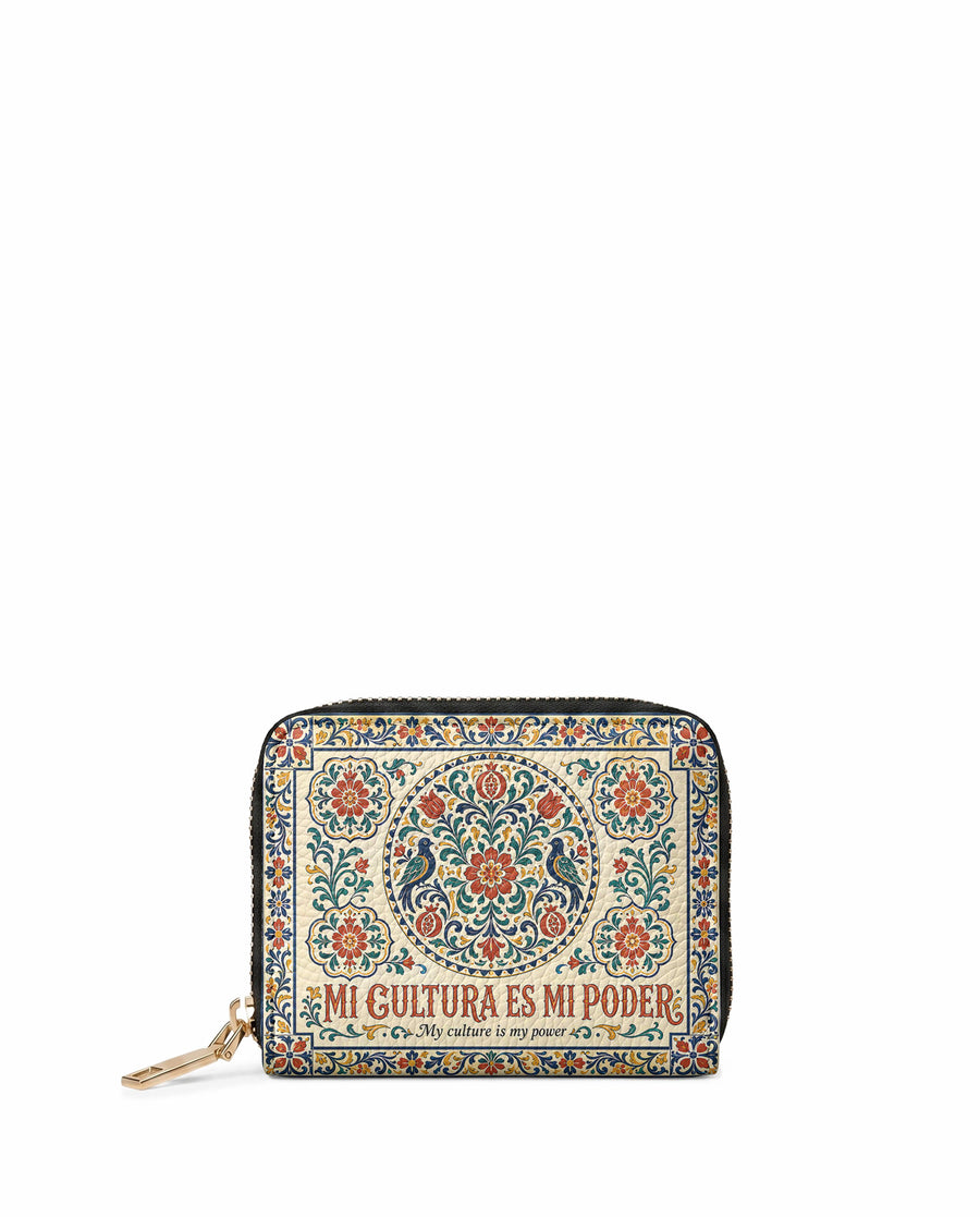 "Mi cultura es mi poder" ver.3 Mini Wallet