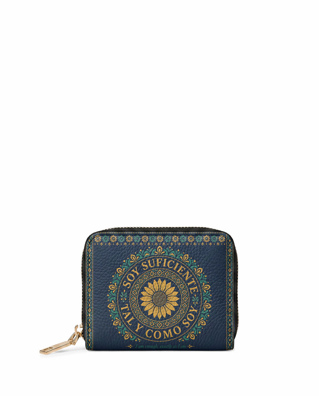 "Soy suficiente, tal y como soy" ver.7 Mini Wallet - front view | Paleta Bags