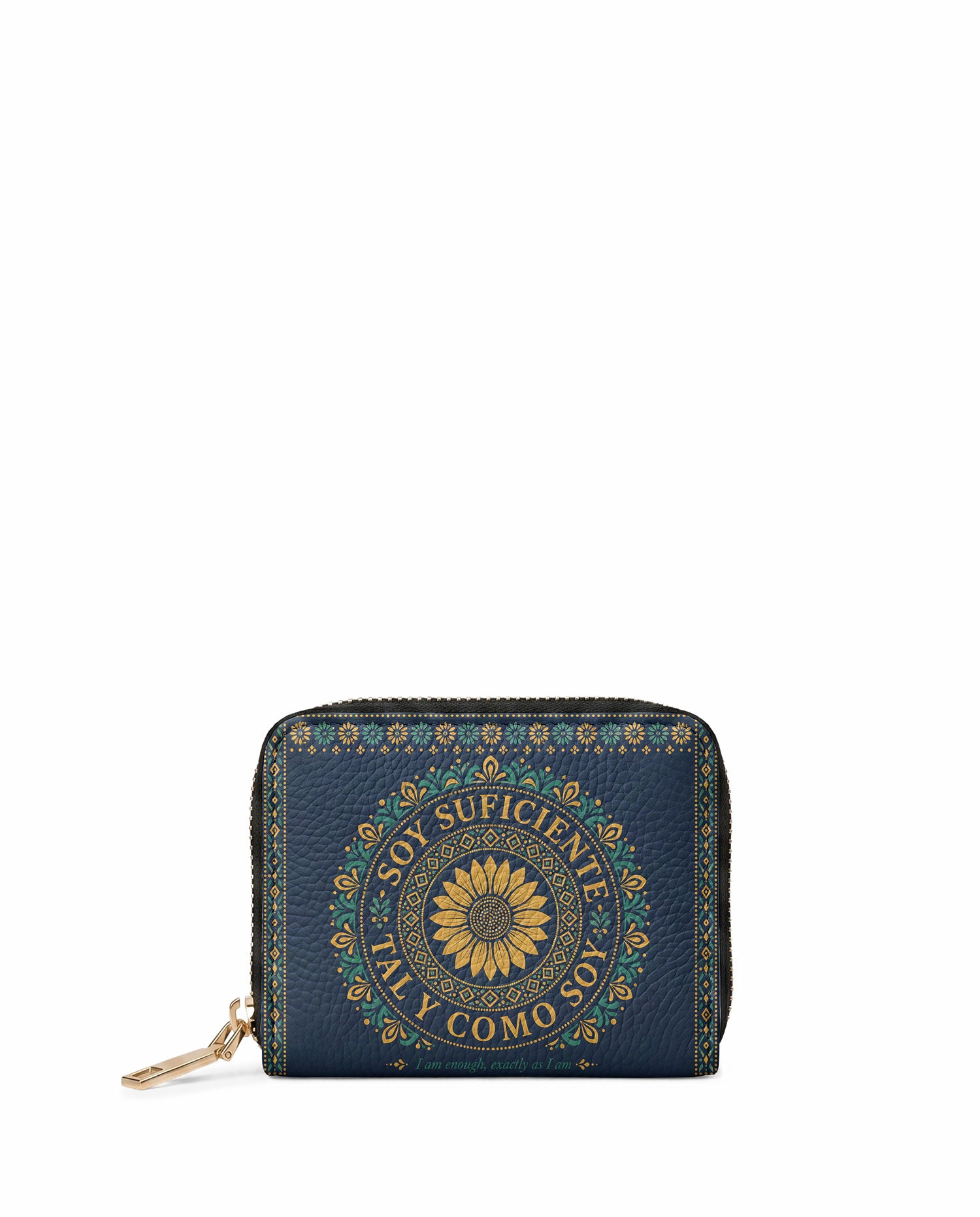 "Soy suficiente, tal y como soy" ver.7 Mini Wallet - front view | Paleta Bags